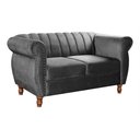Ver imagem 2 de Namoradeira Realeza Sofá Chesterfield Decoração Sala Recepção Estilo Retrô