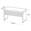 Ver imagem 4 de Conjunto para Escritório com 2 Mesas Tamburato 1400