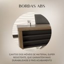 Ver imagem 4 de Conjunto para Escritório com 2 Mesas Tamburato 1400 140cm Charuto e Preto Artany