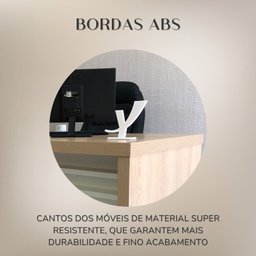 Conjunto para Escritório com 2 Mesas Tamburato 1600 - 12