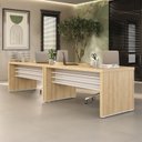 Ver imagem 1 de Conjunto para Escritório com 2 Mesas Tamburato 1600