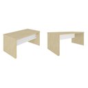 Ver imagem 3 de Conjunto para Escritório com 2 Mesas Tamburato 1600