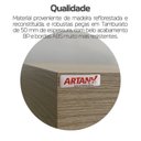 Ver mais imagens de Conjunto Executivo 4 Mesas Tamburato 1600 1585cm Carvalho e Branco Artany