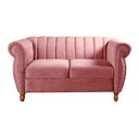 Ver imagem 4 de Namoradeira Realeza Sofá Chesterfield Decoração Sala Recepção Estilo Retrô