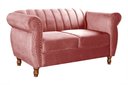 Ver imagem 2 de Namoradeira Realeza Sofá Chesterfield Decoração Sala Recepção Estilo Retrô Rosa
