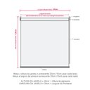 Ver imagem 5 de Persiana Rolo Screen 3% Preto - 1,40m x 2,10m