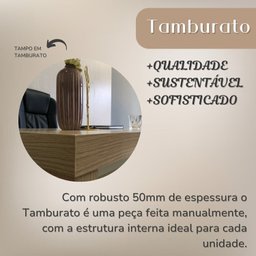 Conjunto para Escritório com 4 Mesas Tamburato 1400 - 10