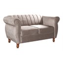 Ver imagem 2 de Namoradeira Realeza Sofá Chesterfield Decoração Sala Recepção Estilo Retrô
