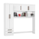 Ver imagem 1 de Guarda-roupa Modulado 5 Portas 2 Gavetas Carioca Móveis
