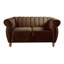 Ver imagem 4 de Namoradeira Realeza Sofá Chesterfield Decoração Sala Recepção Estilo Retrô