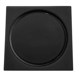 Ralo Click Quadrado 15 Cm Preto Fosco - 3