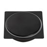 Ralo Click Quadrado 15 Cm Preto Fosco - 1