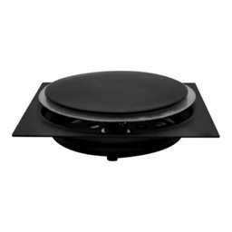 Ralo Click Quadrado 15 Cm Preto Fosco - 6