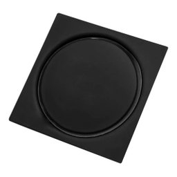 Ralo Click Quadrado 15 Cm Preto Fosco - 2