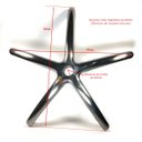 Ver imagem 5 de Estrela em Aluminio Resistente Grande Rodizios de Silicone Premium