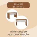 Ver mais imagens de Conjunto Executivo 4 Mesas Operacionais 1250 Y37 100% MDF 1253cm Freijó e Branco Artany