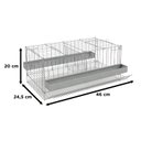 Ver imagem 2 de Gaiola Poedeira para Codorna Desmontável com Divisão