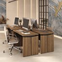 Ver imagem 1 de Conjunto Executivo 4 Mesas Operacionais 1250 Y37