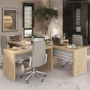 Ver imagem 1 de Conjunto para Escritório com 4 Mesas Tamburato 1400