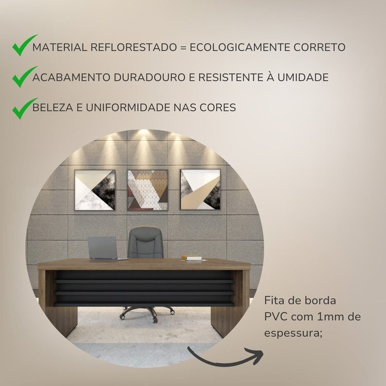 Conjunto Executivo 4 Mesas Tamburato 1600 - 14