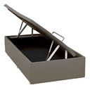 Ver imagem 1 de Base Baú Physical Camurça Bege para Solteiro com 88x188x39cm - 1051612185 - Ortobom Base Baú Phy Cam
