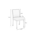 Ver mais imagens de Mesa Cozinha Mira Premium Madeira Maciça C/ Tampo Madeirado C/ Vidro 160x90cm e 6 Cadeiras Lara