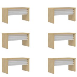 Conjunto para Escritório com 6 Mesas Tamburato 1400 - 2