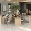 Ver imagem 1 de Conjunto para Escritório com 6 Mesas Tamburato 1400