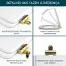 Assento Sanitário Poliéster Soft Close Link/LK Marrom Fosco para Vaso Deca com Ferragem Dourada - 2