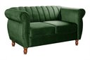 Ver imagem 2 de Namoradeira Realeza Sofá Chesterfield Decoração Sala Recepção Estilo Retrô Verde