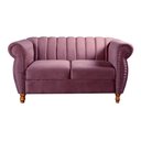 Ver imagem 4 de Namoradeira Realeza Sofá Chesterfield Decoração Sala Recepção Estilo Retrô