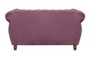 Ver imagem 5 de Namoradeira Realeza Sofá Chesterfield Decoração Sala Recepção Estilo Retrô Roxo