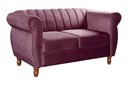 Ver imagem 2 de Namoradeira Realeza Sofá Chesterfield Decoração Sala Recepção Estilo Retrô Roxo