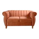 Ver imagem 4 de Namoradeira Realeza Sofá Chesterfield Decoração Sala Recepção Estilo Retrô