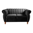 Ver imagem 4 de Namoradeira Realeza Sofá Chesterfield Decoração Sala Recepção Estilo Retrô