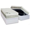 Ver imagem 1 de Cama Box Baú Solteiro: Colchão Molas Pocket Ensacadas Castor Eurotop Summer & Winter + Base