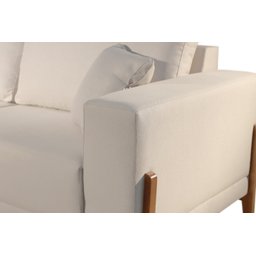 Sofá Fixo Magnus 3 Lugares Luxo 2,30m Elegância e Sofisticação - 5