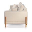 Ver imagem 6 de Sofá Fixo Magnus 3 Lugares Luxo 2,30m Elegância e Sofisticação