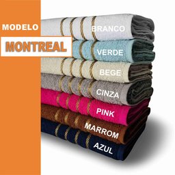 Kit 5 Toalhas de Banho Grossas Banhão Brilhos 70 X 140 Montreal Beka Alta Absorção - 2