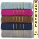 Ver imagem 3 de Kit 5 Toalhas de Banho Grossas Banhão Brilhos 70 X 140 Montreal Beka Alta Absorção