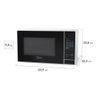 Micro-ondas 20l Porta Preta Minuto Fácil Midea Mras21 -220v - 11