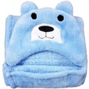 Ver imagem 1 de Manta Cobertor Toalha de Banho com Capuz para Bebê Criança Lorben Manto Bichinhos Fleece Macio