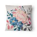 Ver imagem 4 de Kit 3 Capas de Almofada 43x43cm - Floral - Tecido Veludo 100% Poliéster