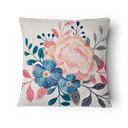 Ver imagem 4 de Kit 3 Capas de Almofada 43x43cm - Floral - Tecido Veludo 100% Poliéster