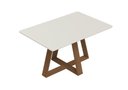 Ver imagem 5 de Conjunto Jantar Mesa 1,35 c/Vidro Avena 4 Cadeiras New Ella - Caramelo