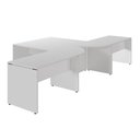 Ver imagem 4 de Espaço de Trabalho em L P/ 2 Pessoas 120cm Pés Painel F5 Cor:branco