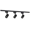 Kit 1 Trilho Pop T1 3 Spots 5w 3000k Luz Quente Bivolt Preto Avant - 1