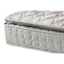 Ver imagem 4 de Conjunto Box Baú Casal: Colchão Molas D33 Orthosono One Face + Base Crc Suede Black (138x188)