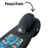 Patinete Infantil 3 Rodas em Pvc Freio Dobrável Altura Ajustável Menino Preto Importway Bw283pt - 5