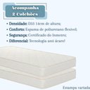 Ver imagem 3 de Beliche Jaspe Branca com 02 Colchões D33 14cm